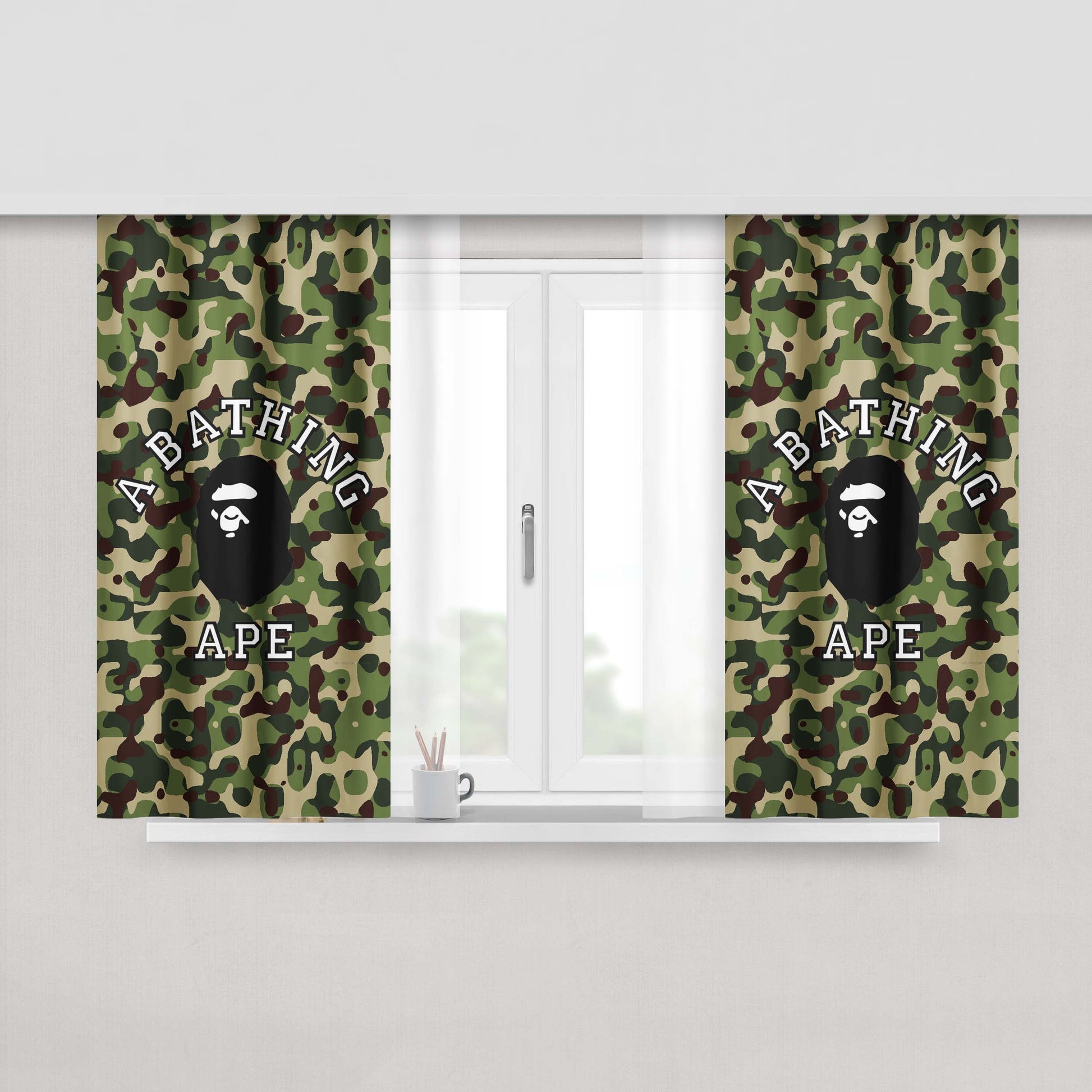 A7Z From Net Fabric Window Curtains