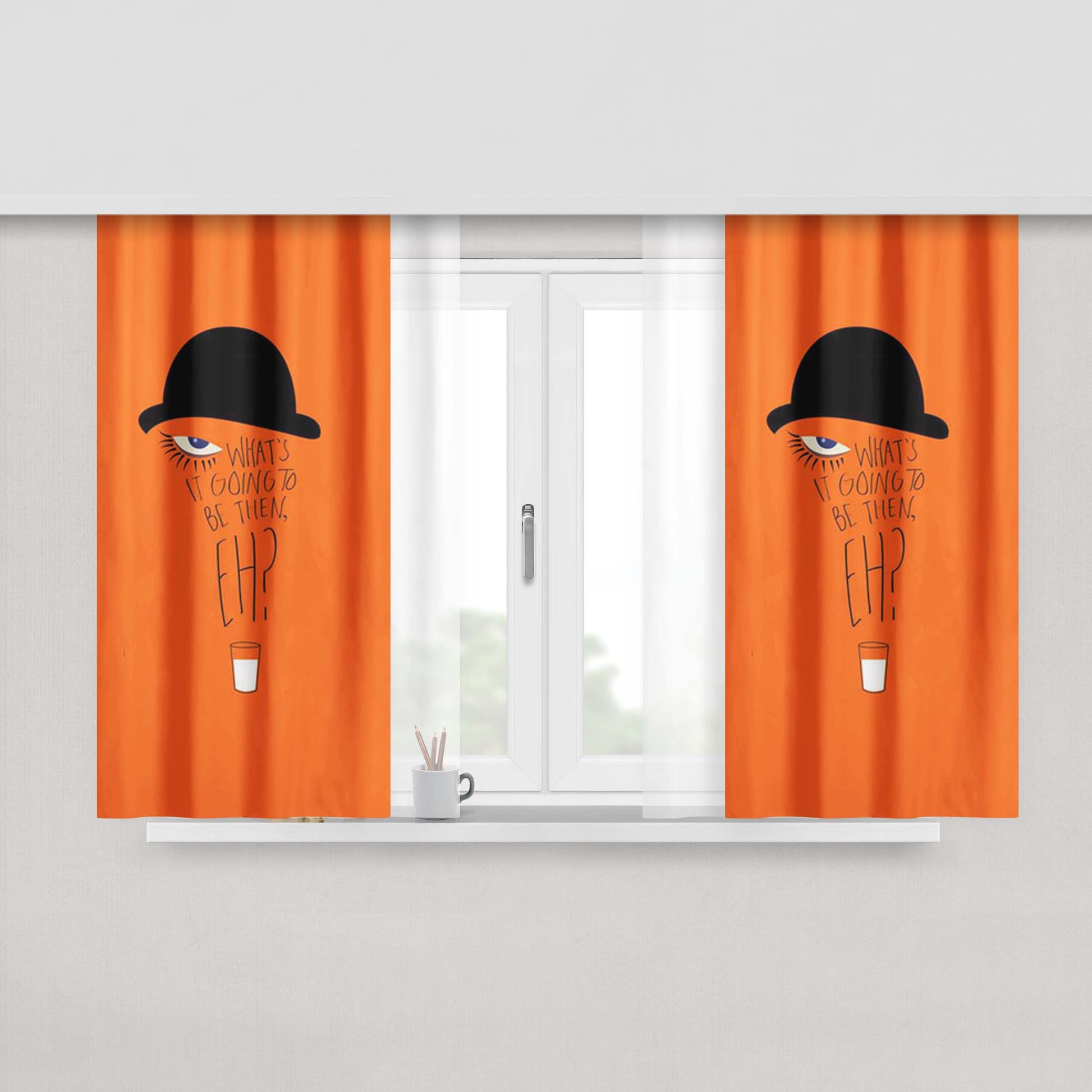 A Century Of Cubs Fabric Window Curtains