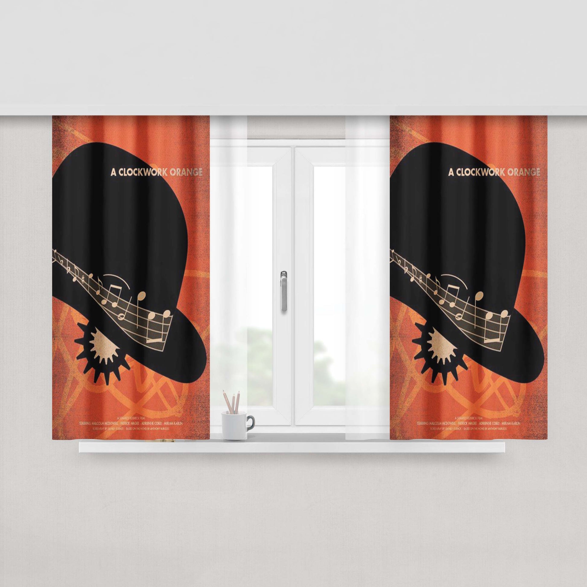 A Clockwork Orange 5 Fabric Window Curtains