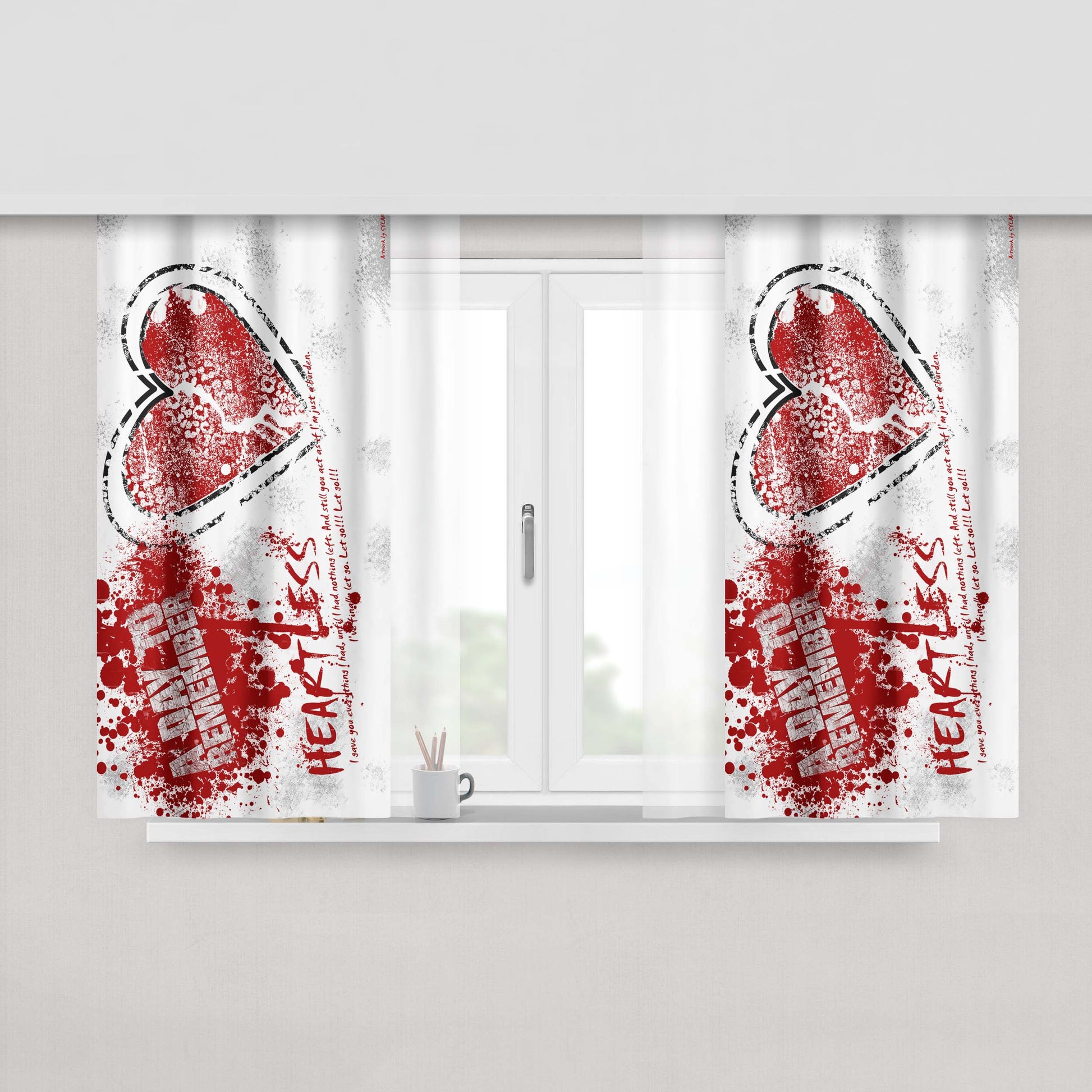 A Day To Remember Album Copy Fabric Window Curtains