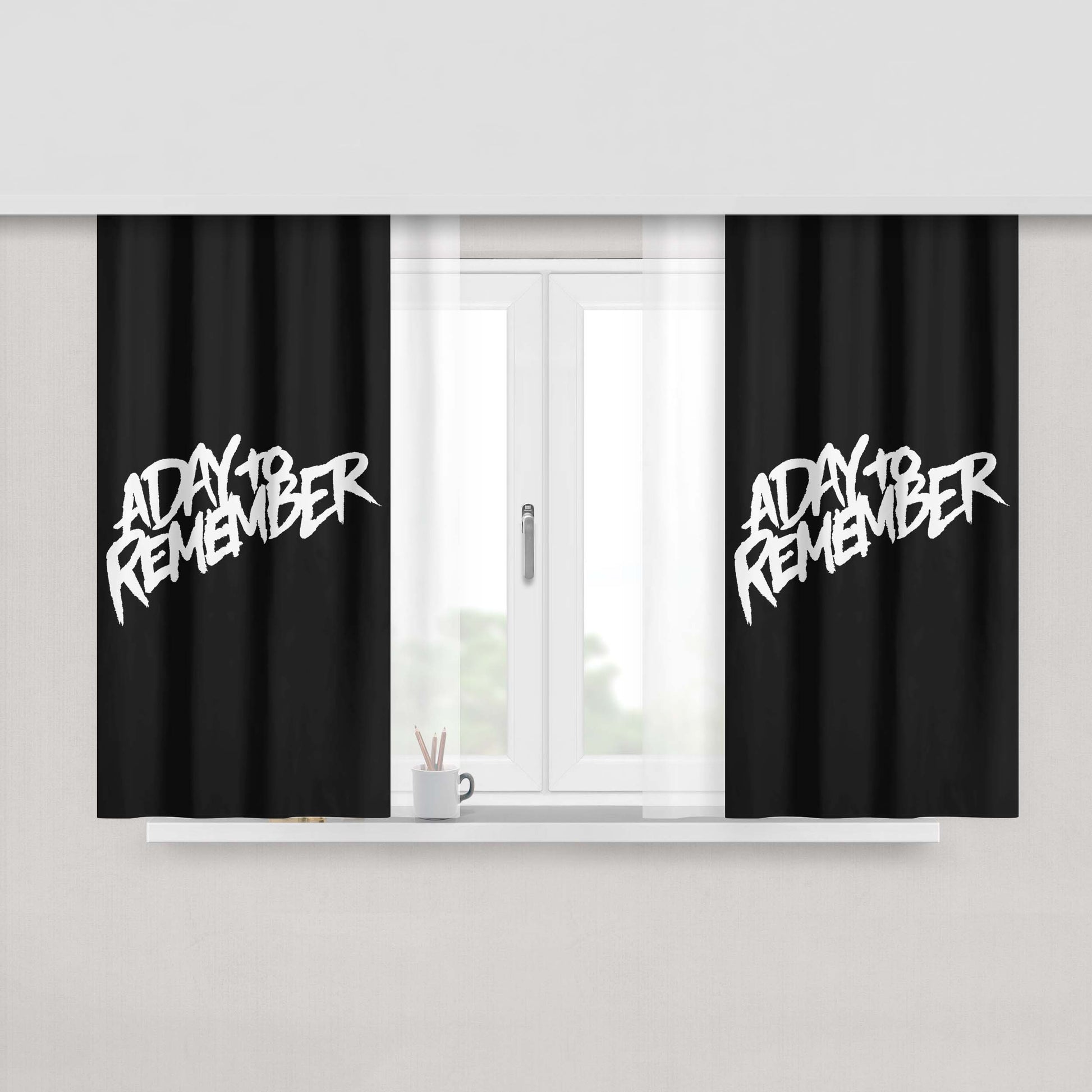 A Day To Remember Fan Art Friday Fabric Window Curtains