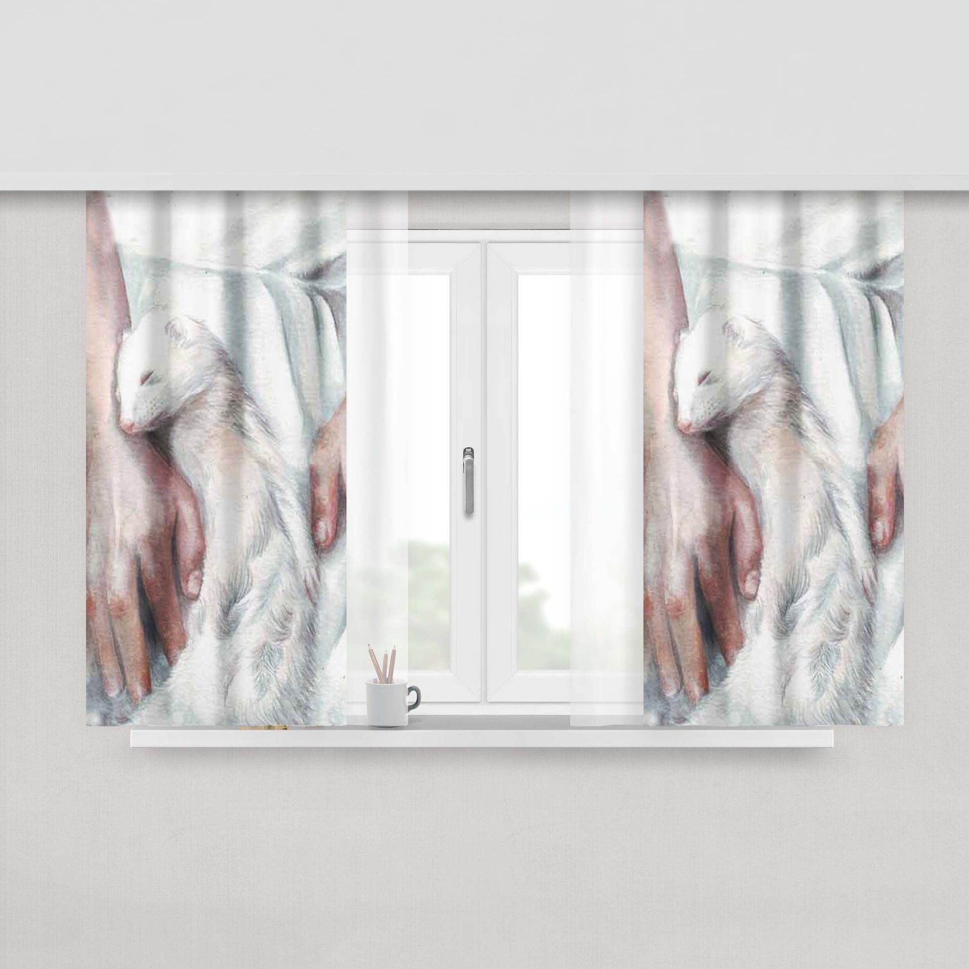 A Day To Remember Fabric Window Curtains