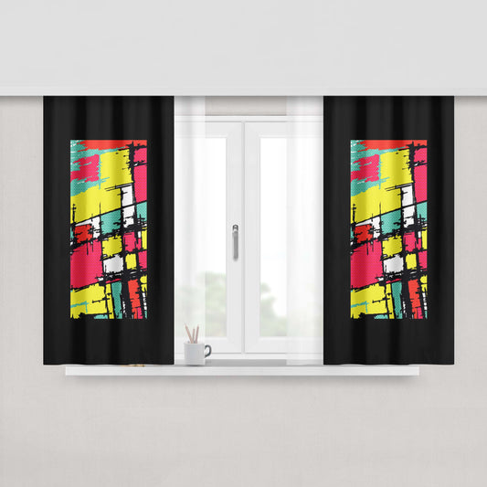 A Dream Cinderella Quotes Fabric Window Curtains