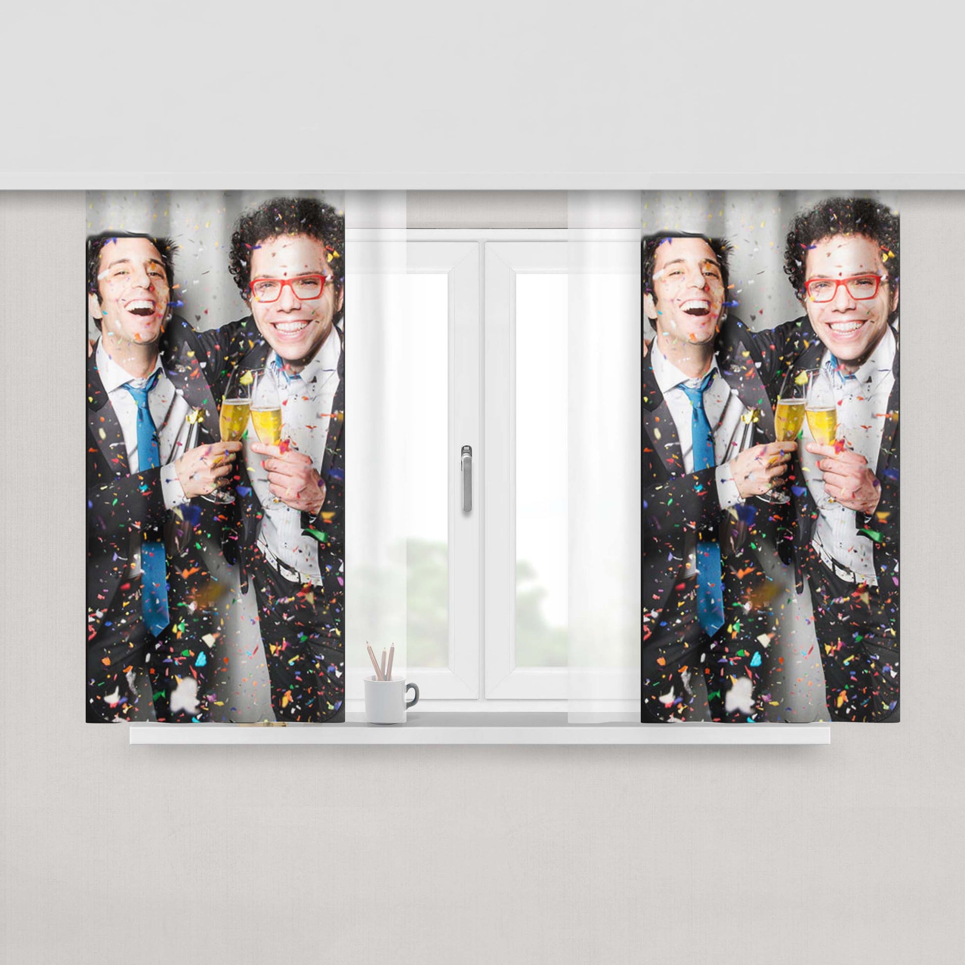 A Few Of My Favorite Things Fabric Window Curtains