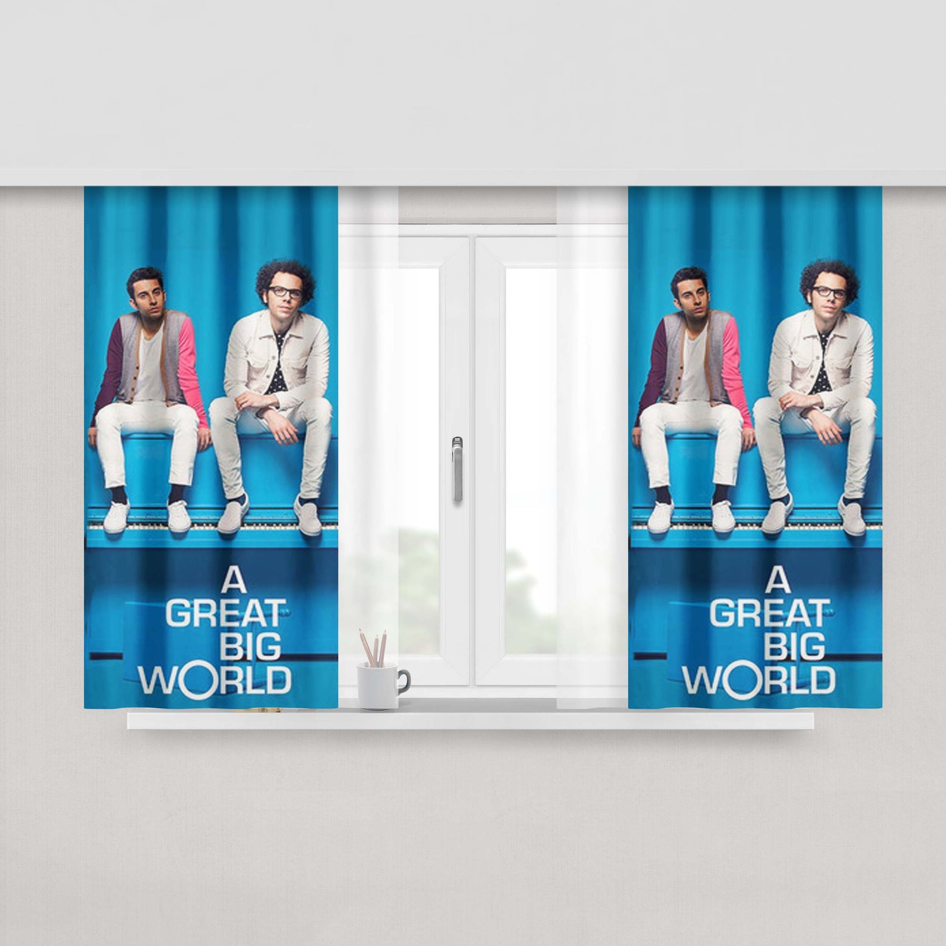 A Few Of My Macabre Things Fabric Window Curtains