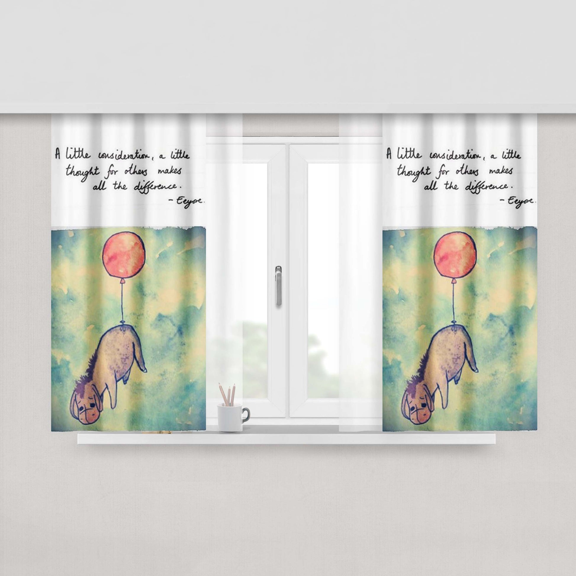 A Less Civilized Age Fabric Window Curtains