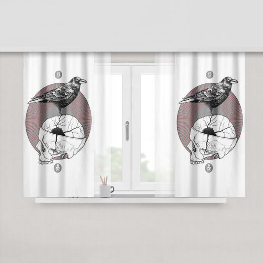 A Man Chooses A Slave Obeys Fabric Window Curtains