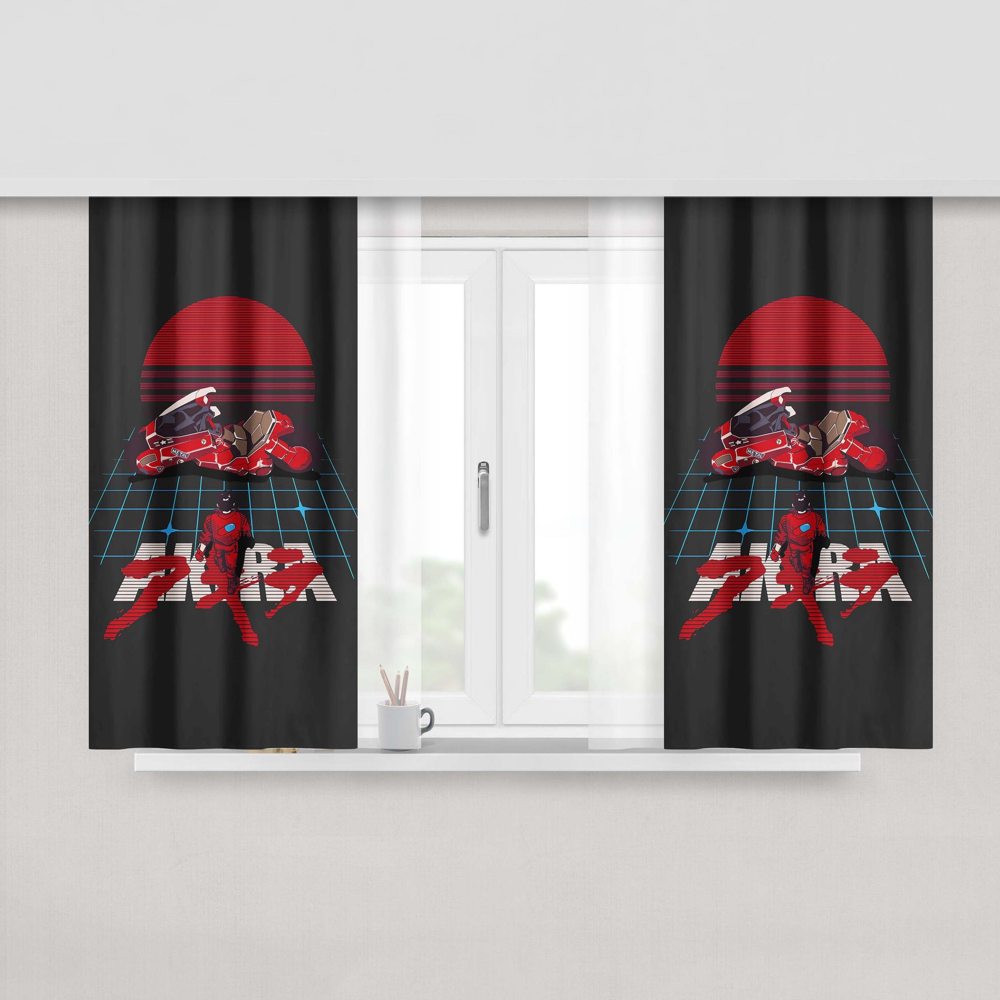 A Meeseeks Obeys Fabric Window Curtains