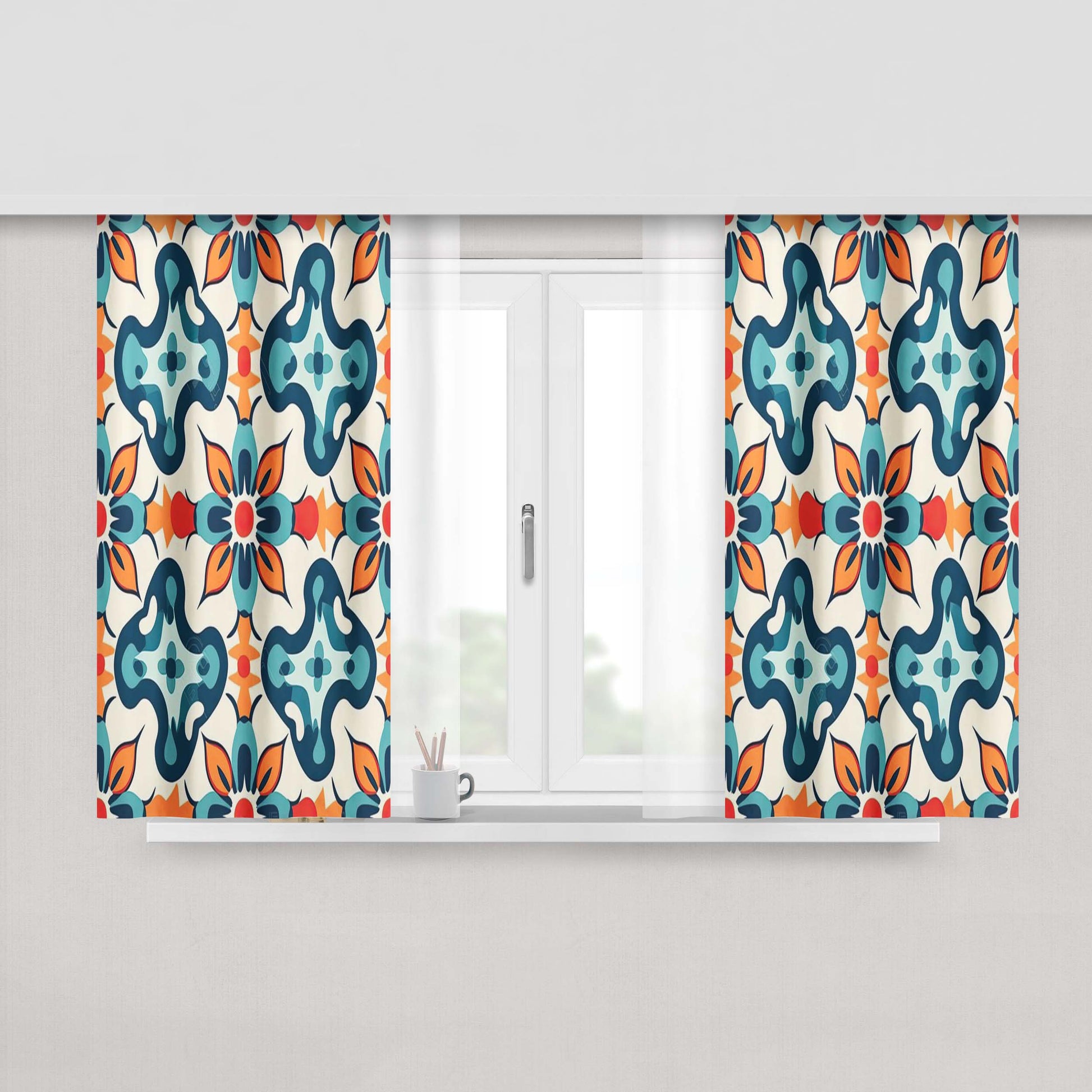 A Mind Is A Terrible Thing To Taste Fabric Window Curtains