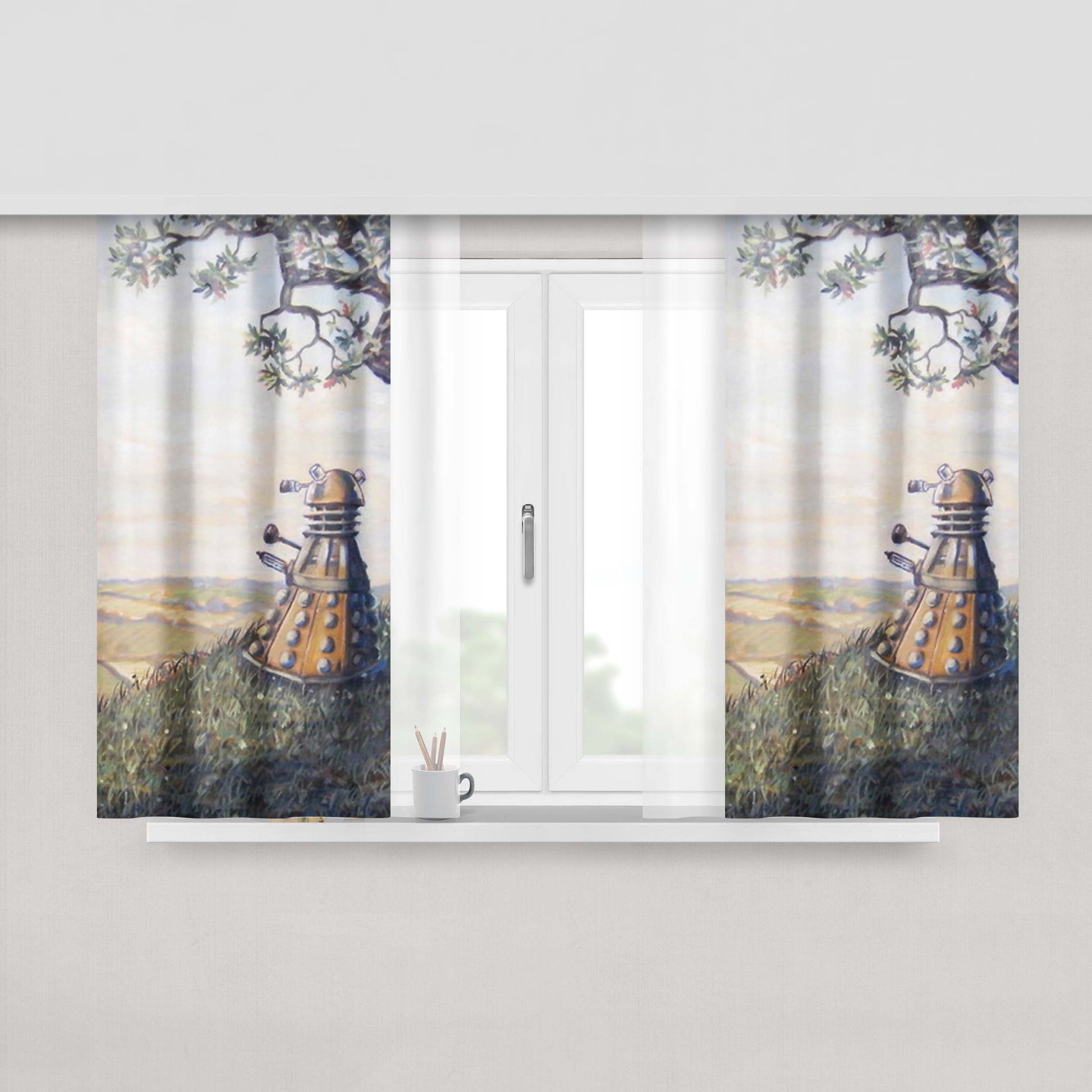 A Pll-Y41 Fabric Window Curtains