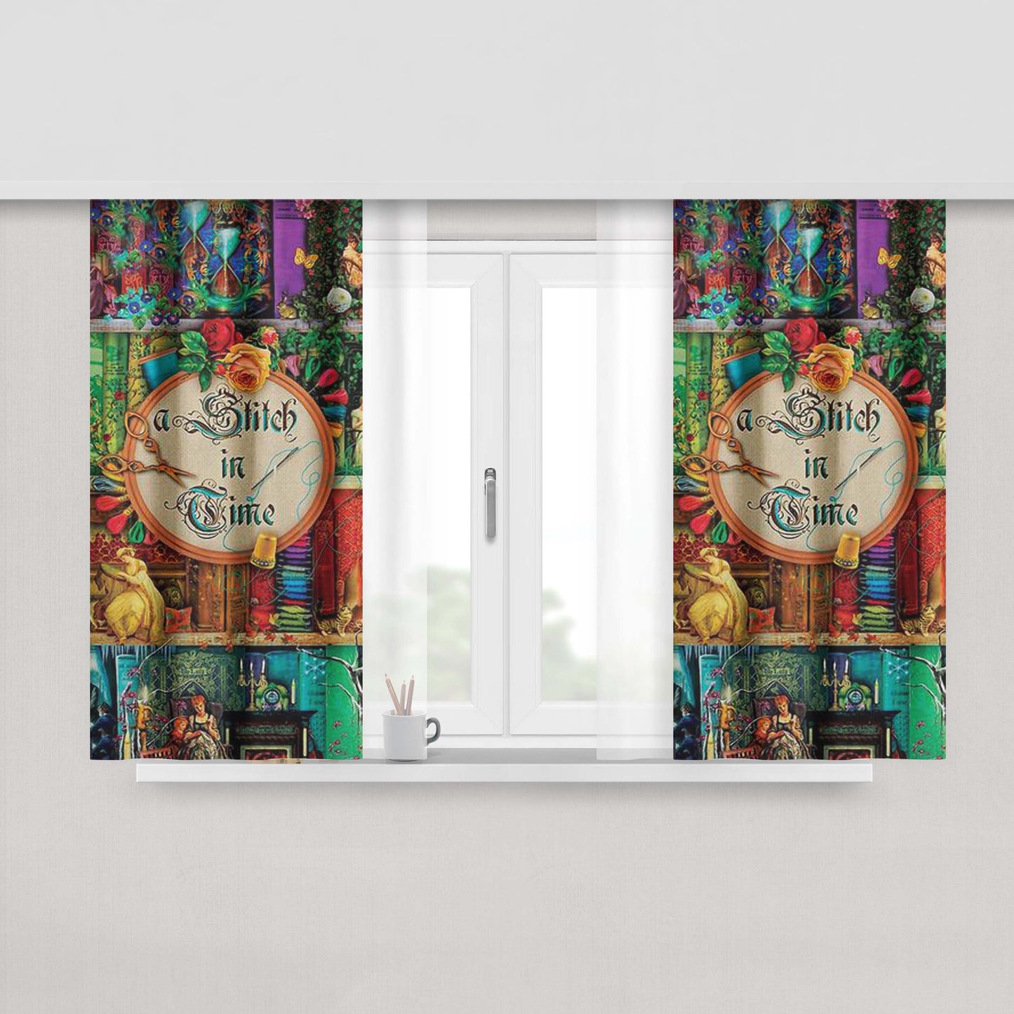 A Shaun The Sheep Movie Farmage Fabric Window Curtains