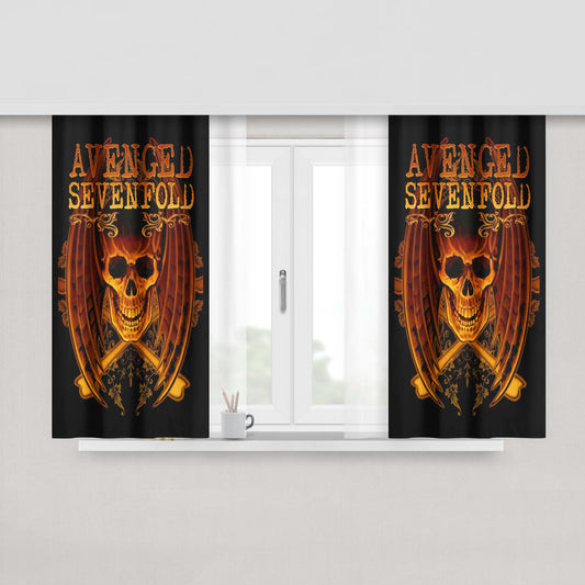 A&W Root Beer Fabric Window Curtains