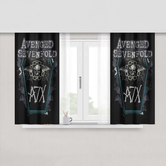 A.C. Milan 1899 Flag Wallpaper Fabric Window Curtains