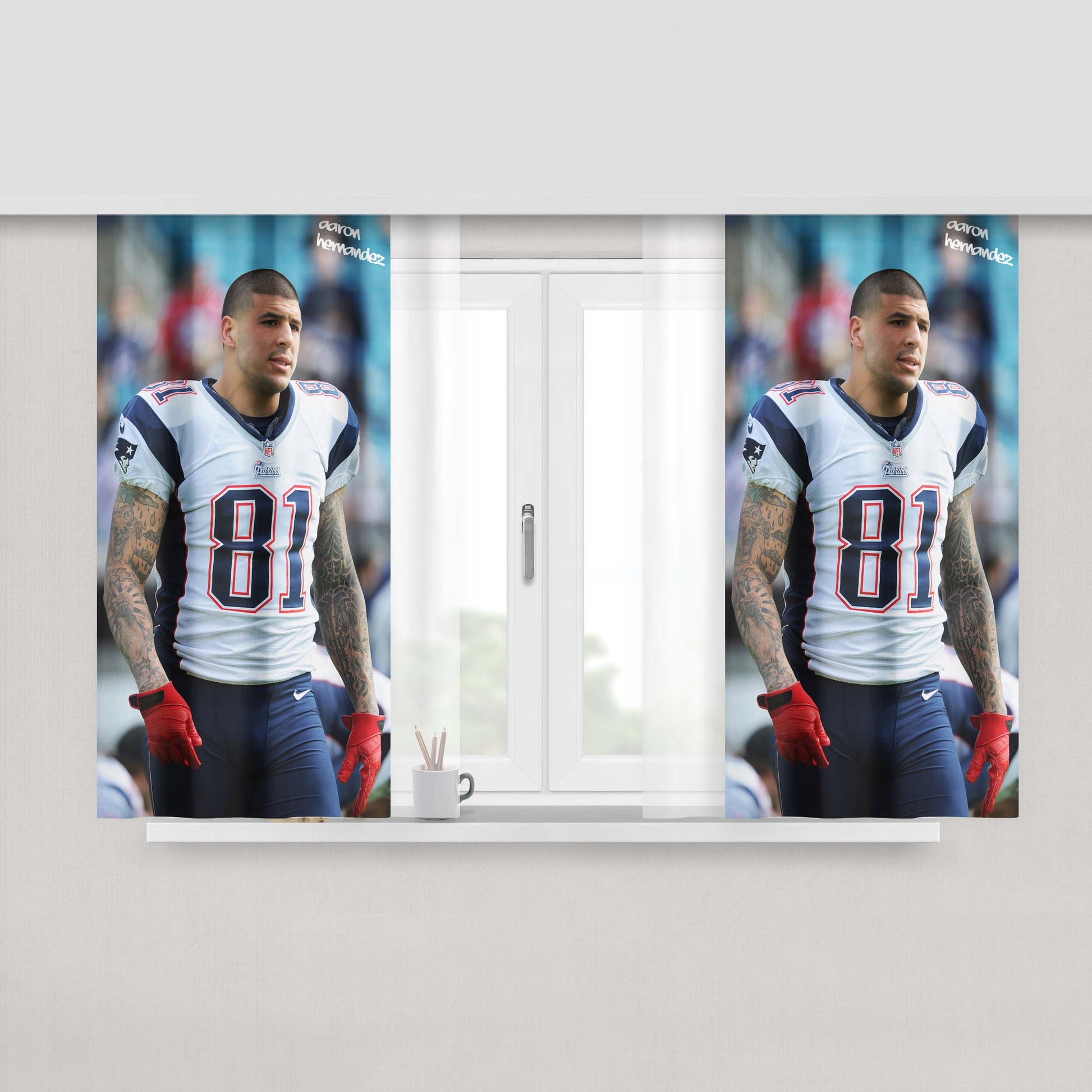 Aaron Carpenter Fabric Window Curtains