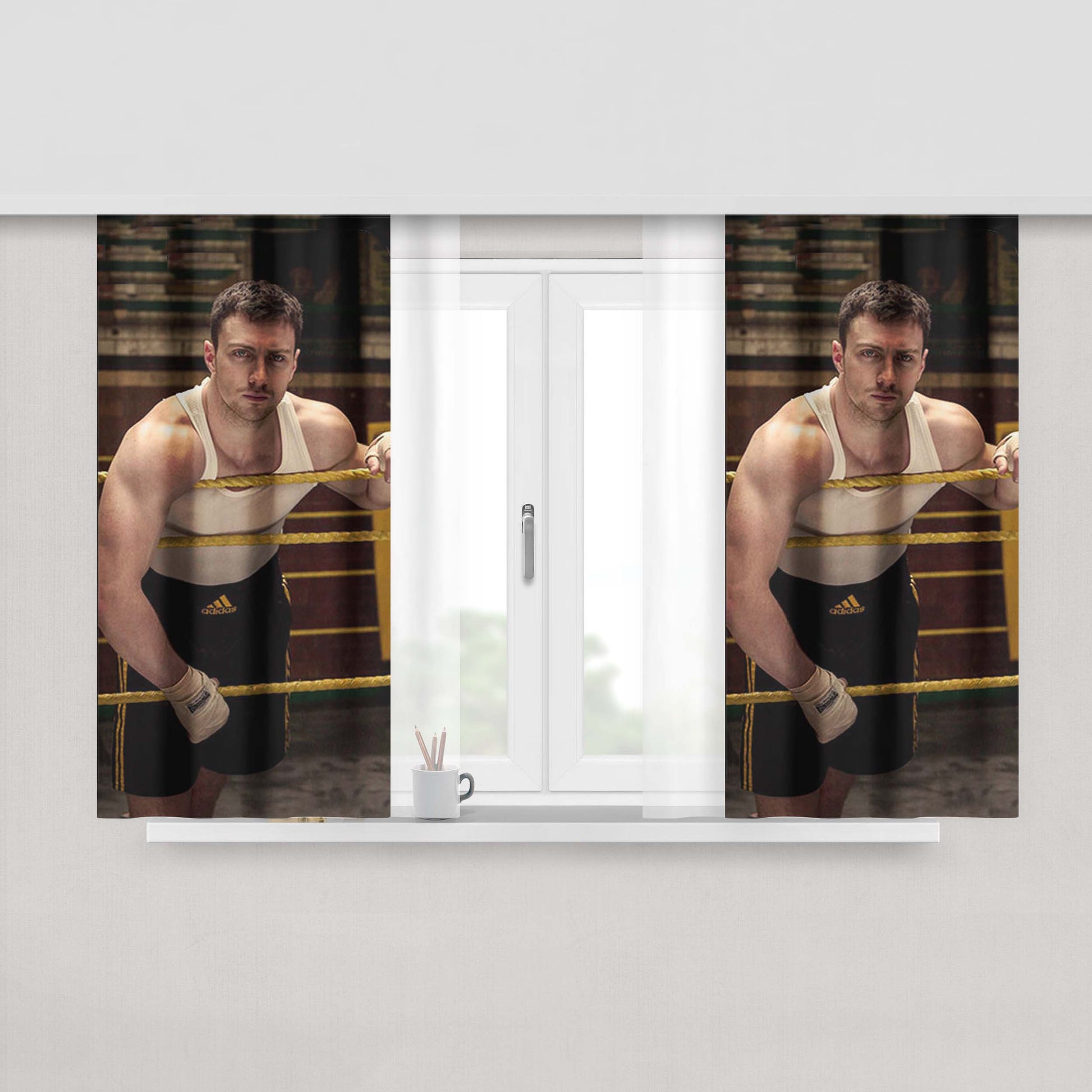 Aaron Rodgers Fabric Window Curtains