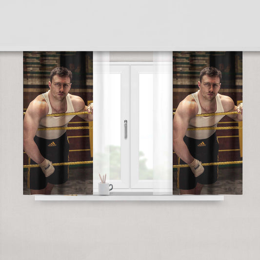 Aaron Rodgers Fabric Window Curtains