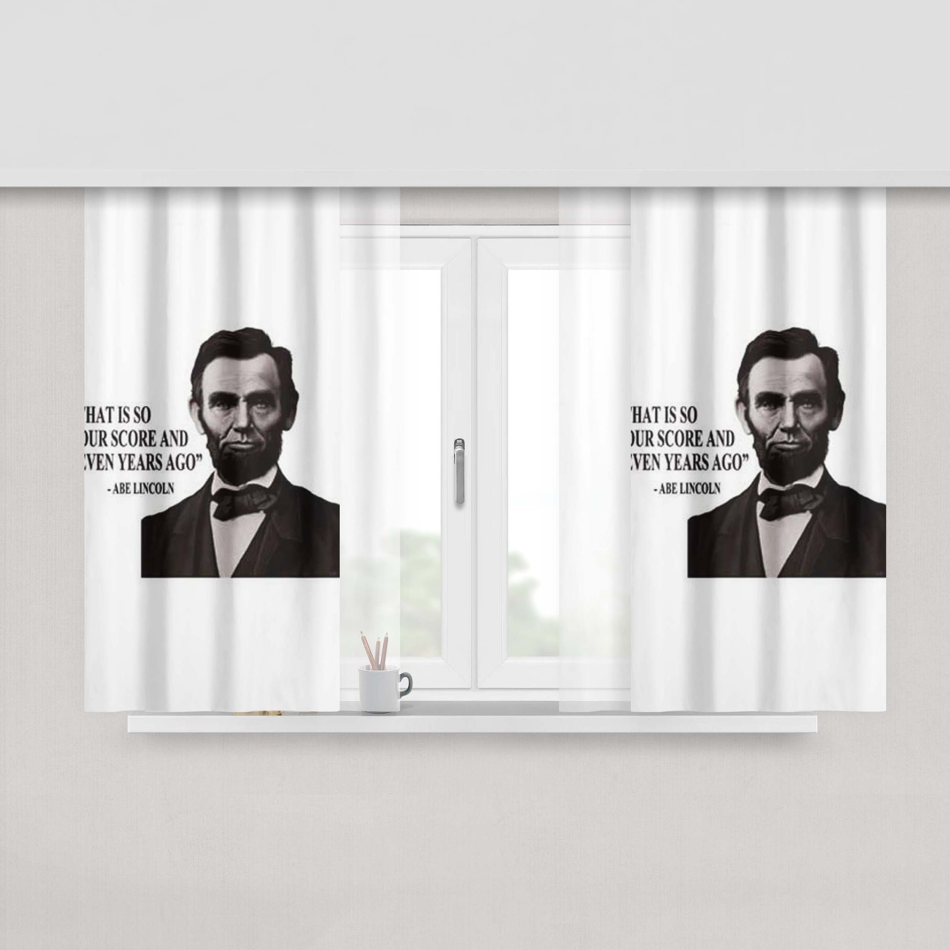 Abducted Fabric Window Curtains