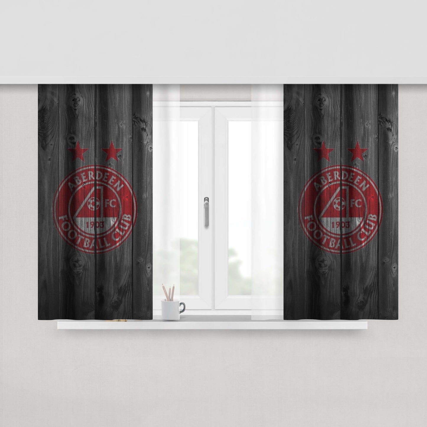 Abercrombie And Fitch White Fabric Window Curtains