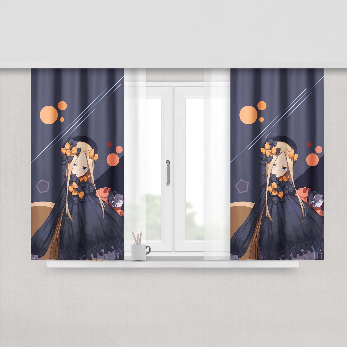 Abigail Breslin Hat Fabric Window Curtains