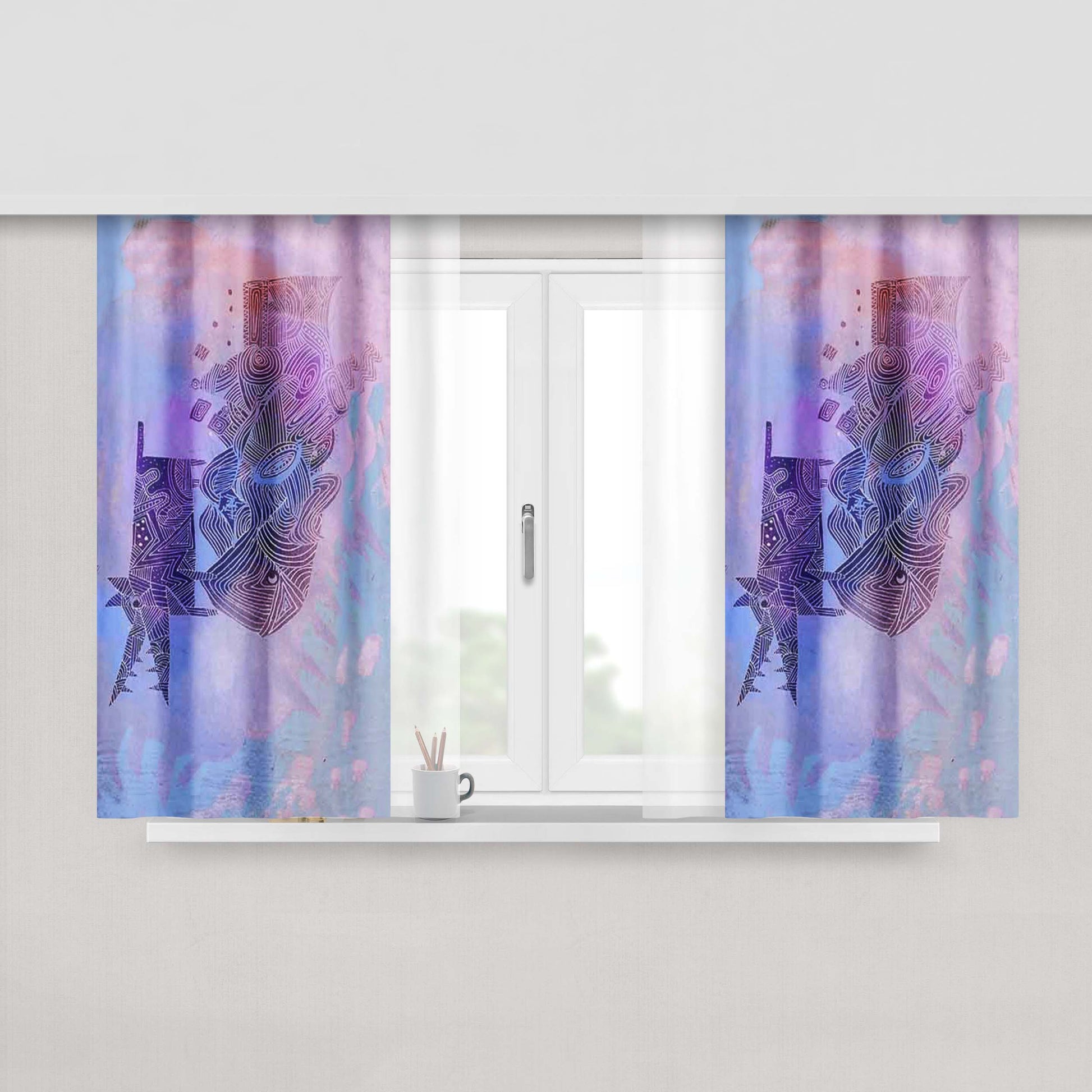 Above And Beyond Fabric Window Curtains