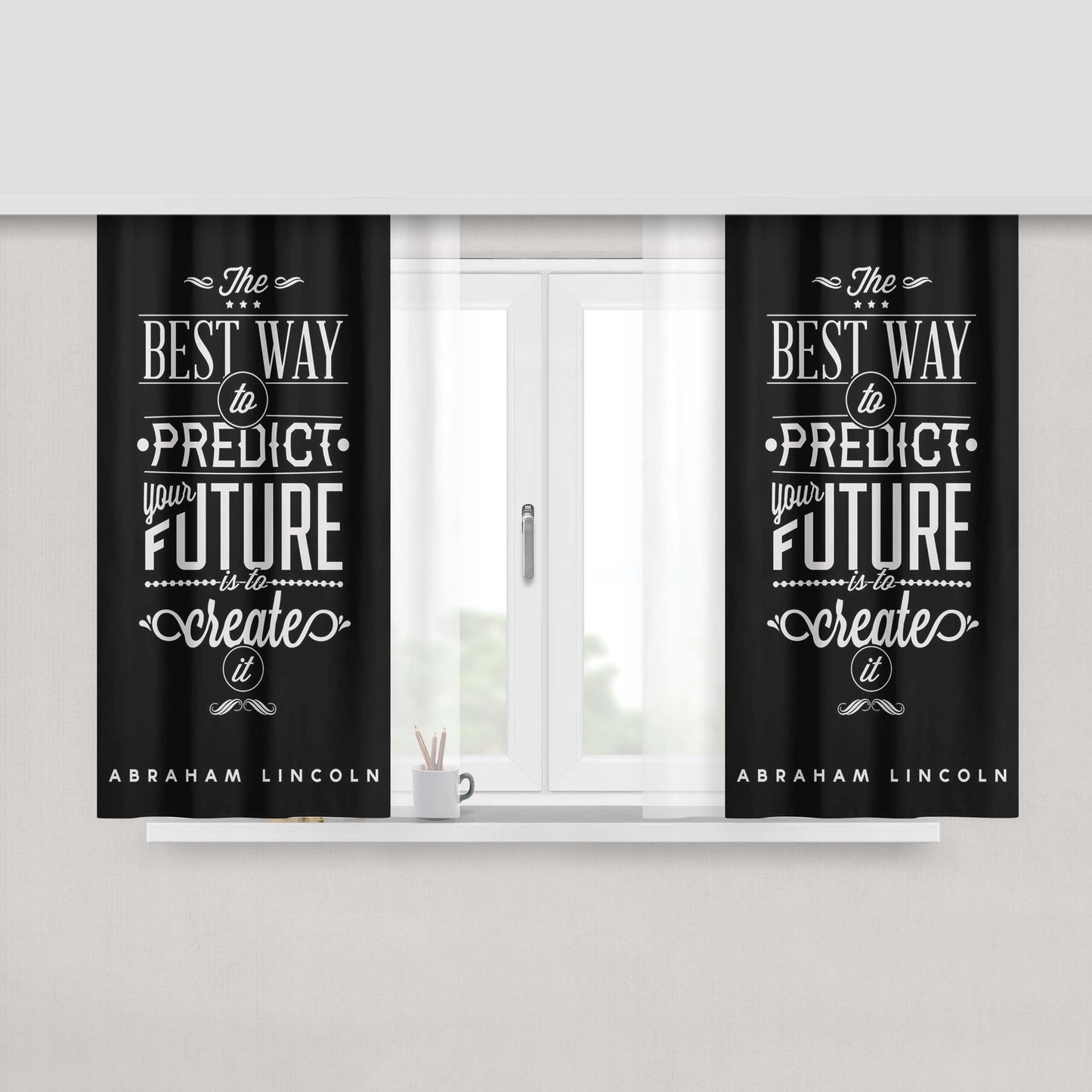 Abradolf Lincler Rick & Morty Fabric Window Curtains