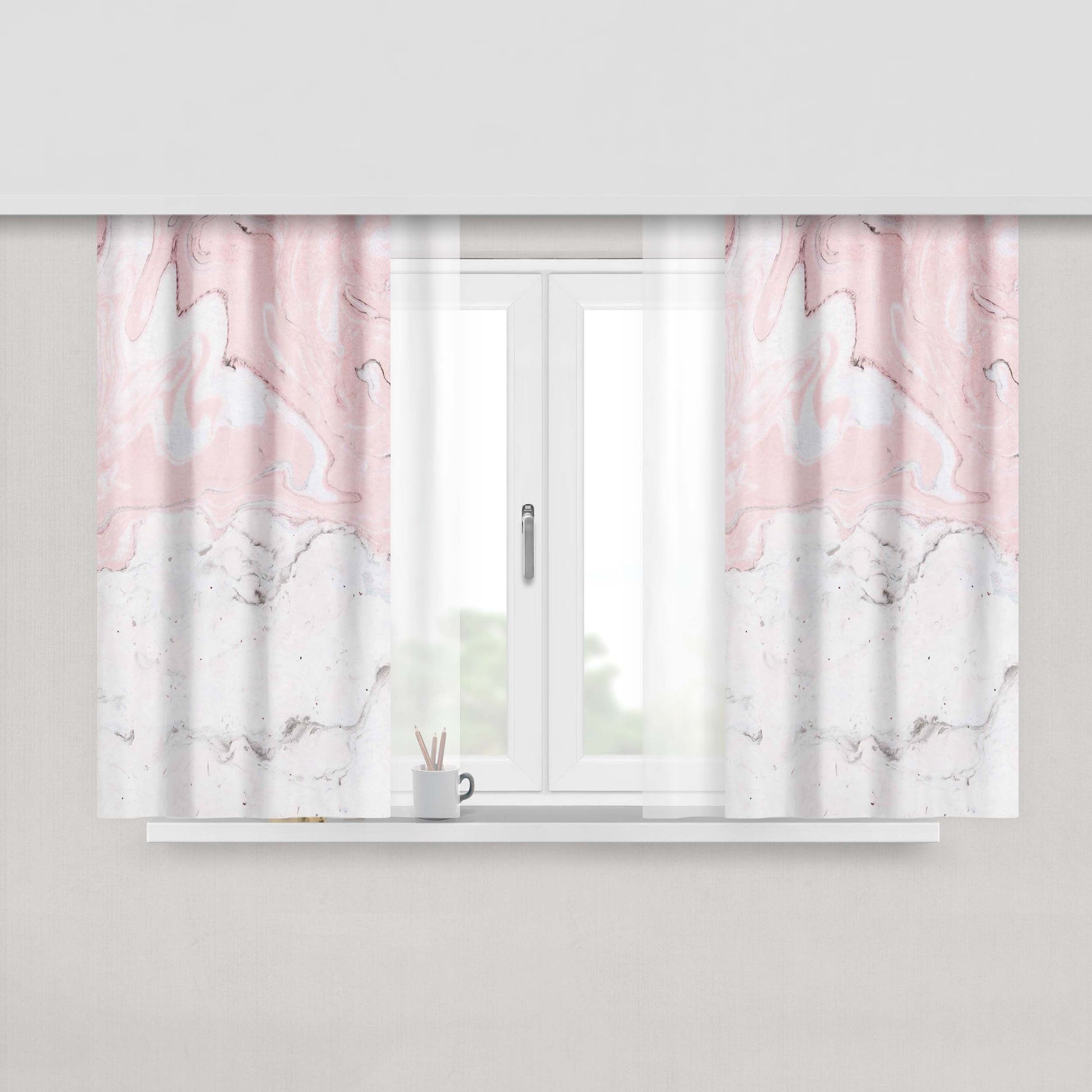 Abstract Painting Mickey Mouse Wallpaper Fabric Window Curtains