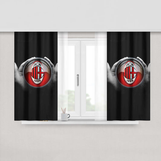 Ac Milan Puma Kit Fabric Window Curtains