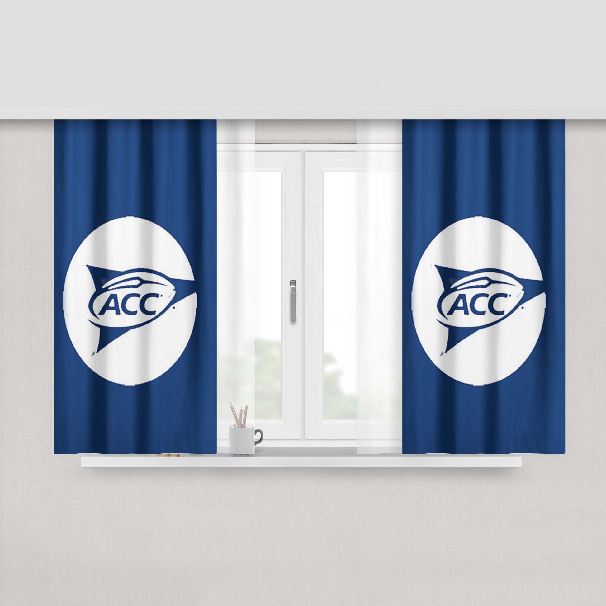 Acc Coastel Fabric Window Curtains