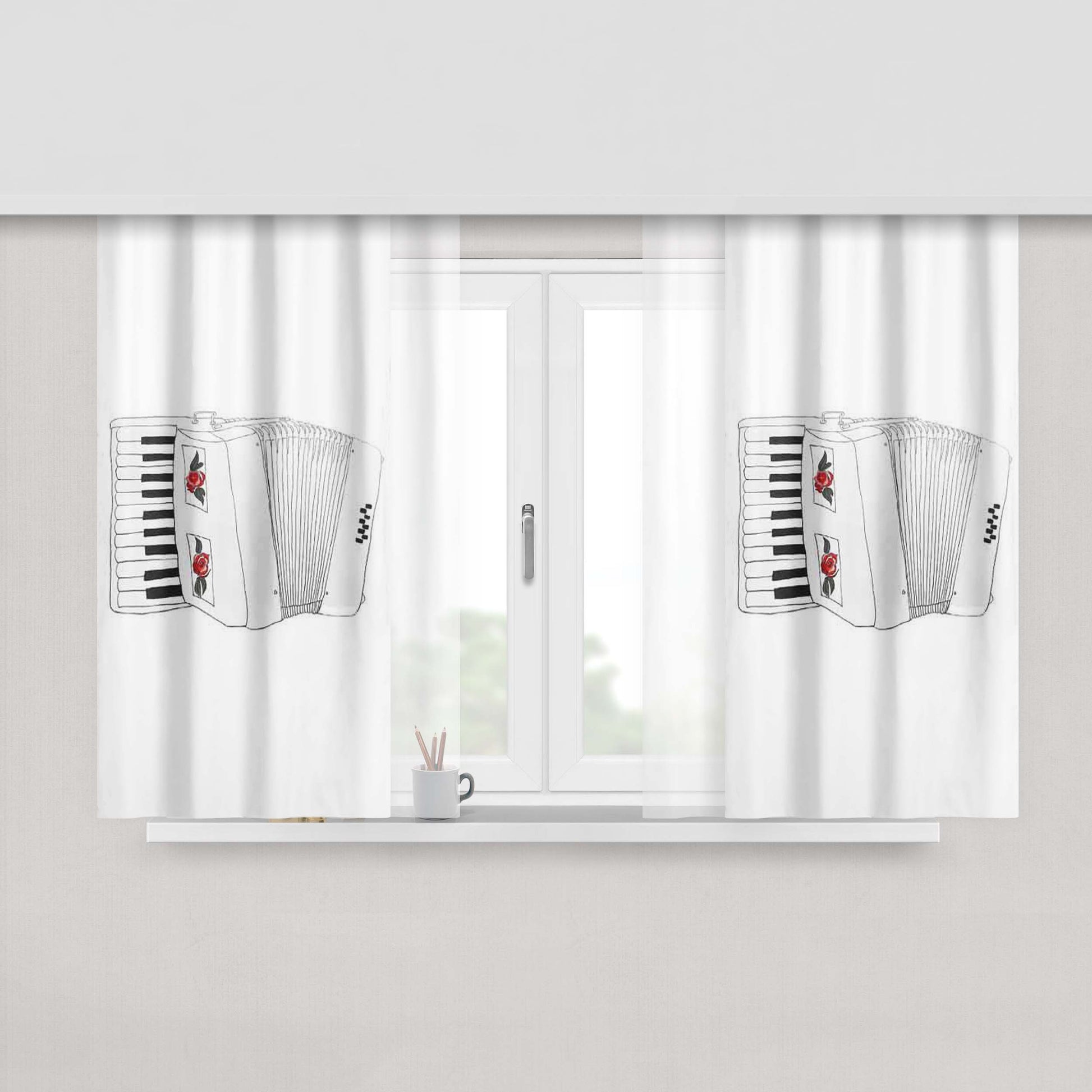 Acceptance Letter Harry Potter Fabric Window Curtains