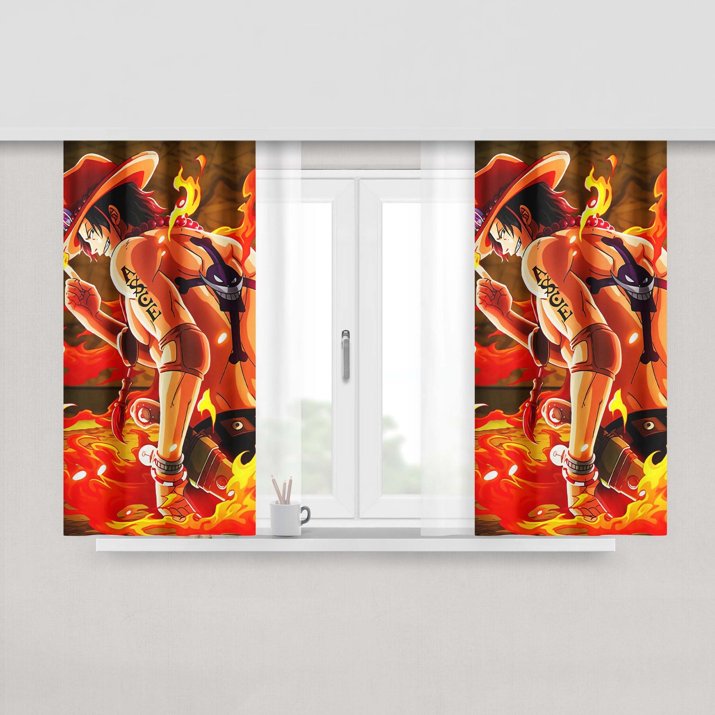 Ace One Piece Fabric Window Curtains