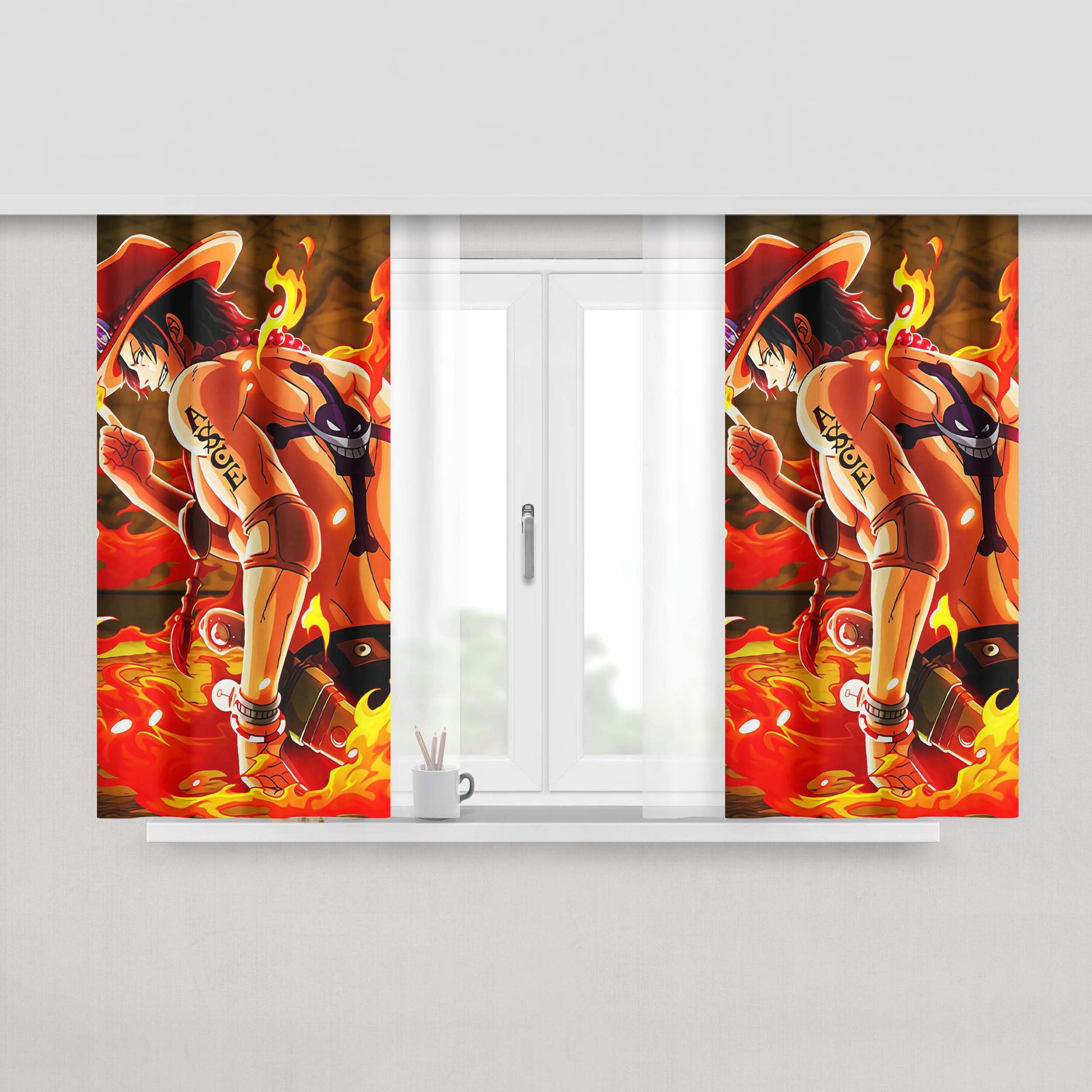 Ace One Piece Fabric Window Curtains