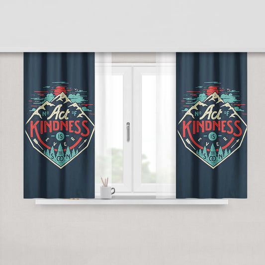 Acoustic Guitar Fabric Window Curtains