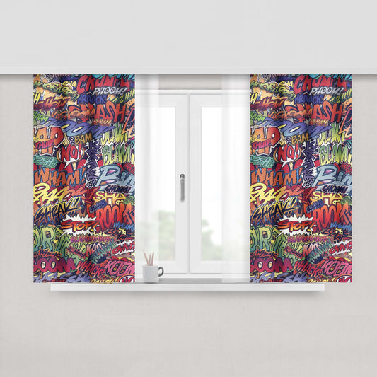 Act Like Lady Lift Like A Boss Funny Gym Fitness Quote Fabric Window Curtains