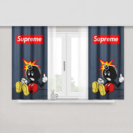 Adam And Belle Fabric Window Curtains