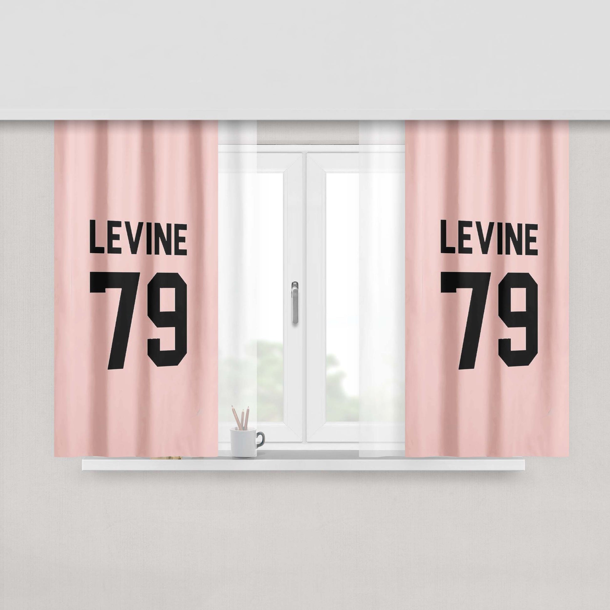 Adam Lambert Fabric Window Curtains