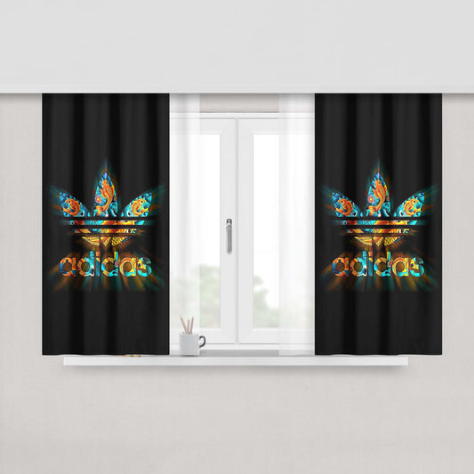 Adesivo Murale Logo Golden State Fabric Window Curtains