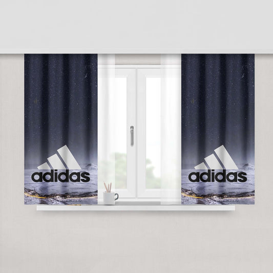 Adidas Gold Fabric Window Curtains