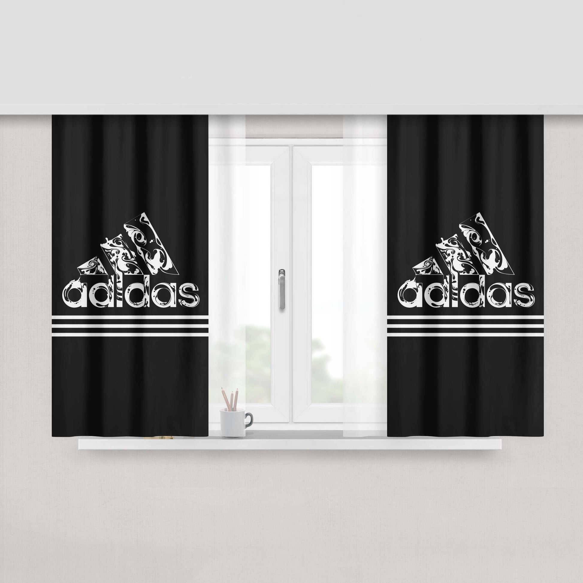 Adidas Lighting Fabric Window Curtains