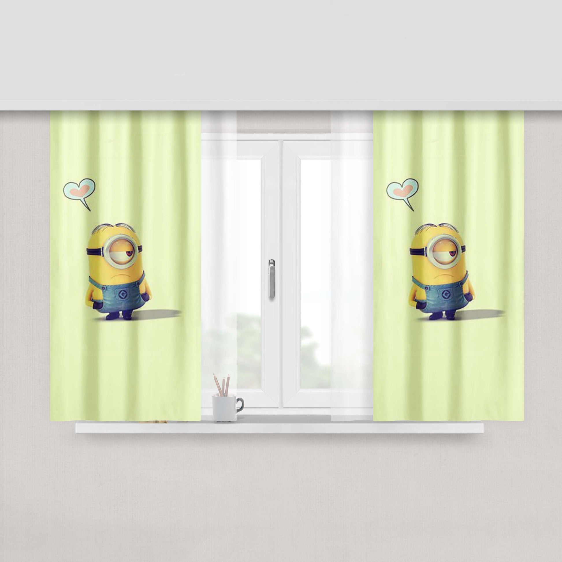 Adopt Foster Volunteer Donate Educate Fabric Window Curtains