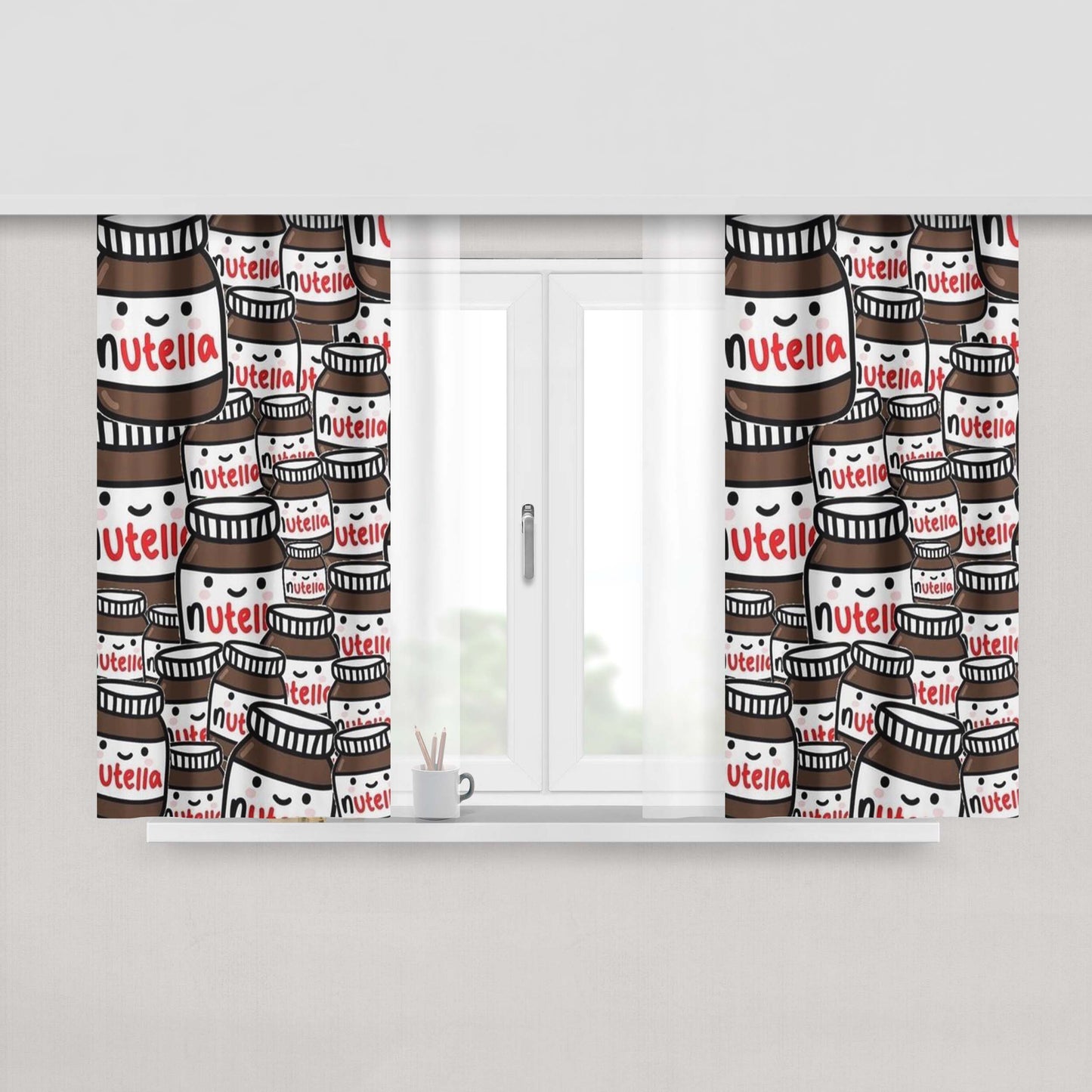 Adorable Despicable Me Minion Fabric Window Curtains