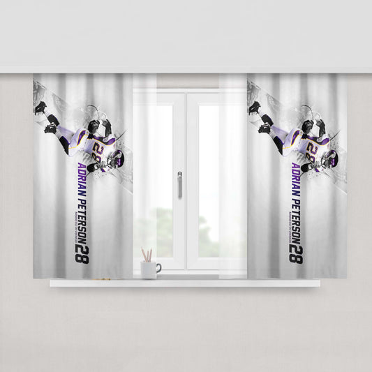 Adore Delano Party Fabric Window Curtains