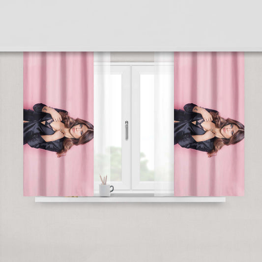 Adrianne Palicki Back Body Fabric Window Curtains