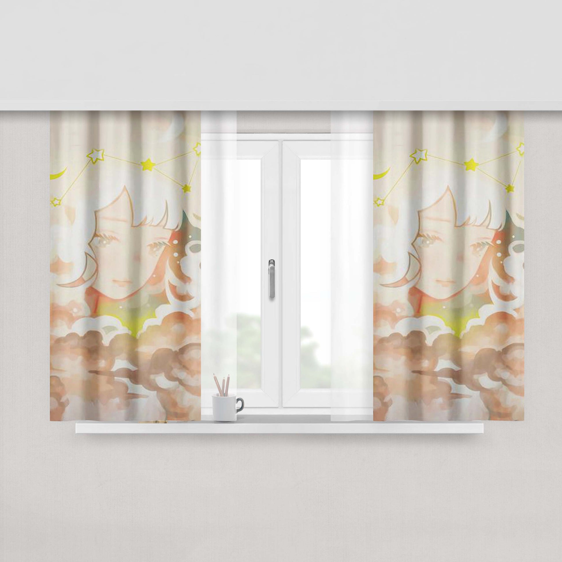 Adrianne Palicki Fabric Window Curtains