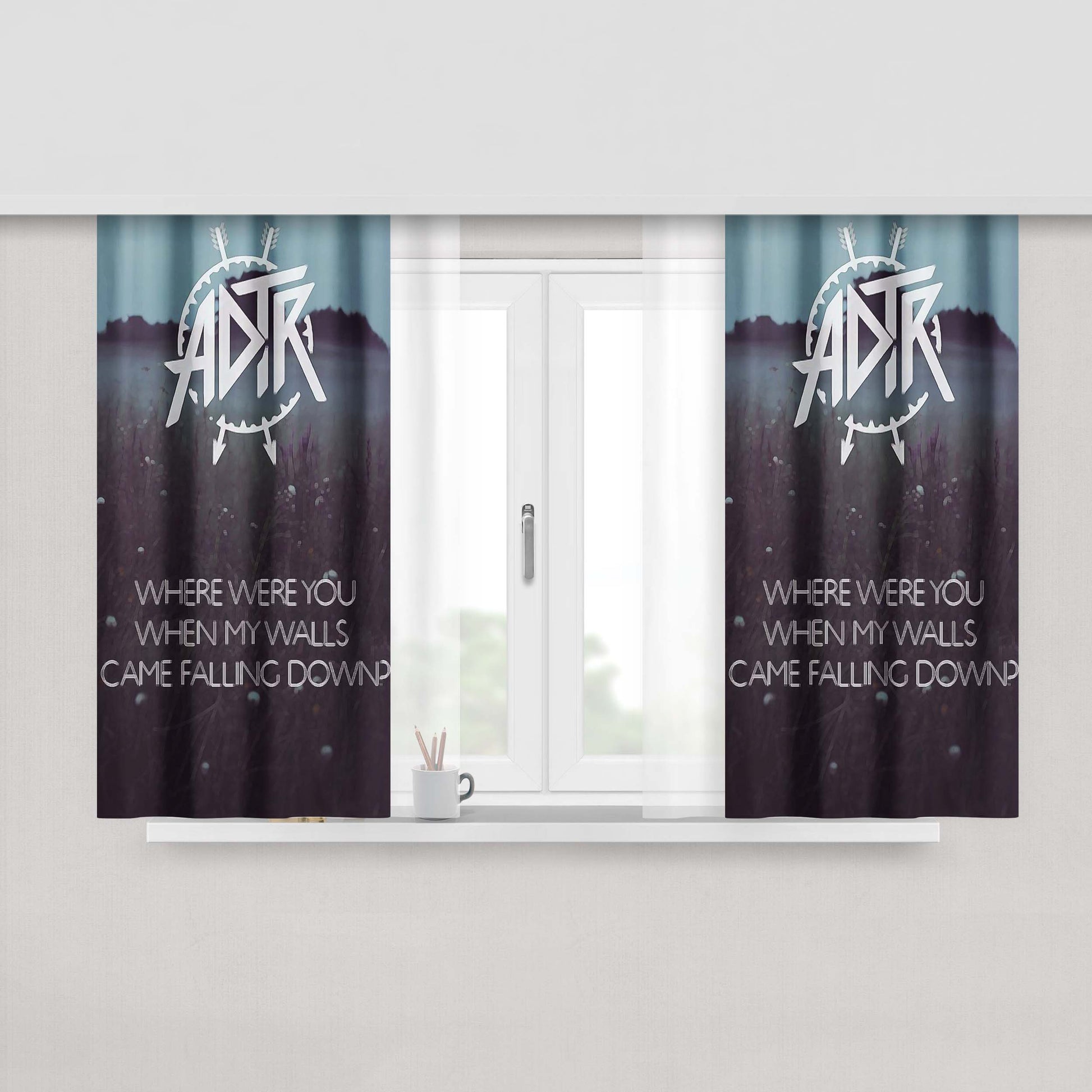 Adrift Fabric Window Curtains