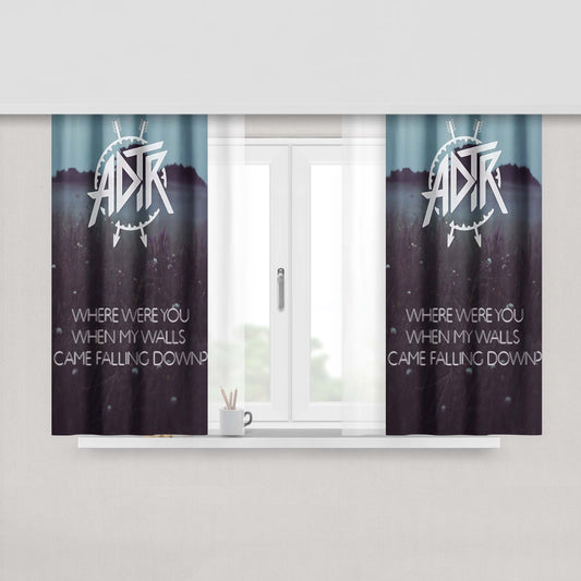 Adrift Fabric Window Curtains