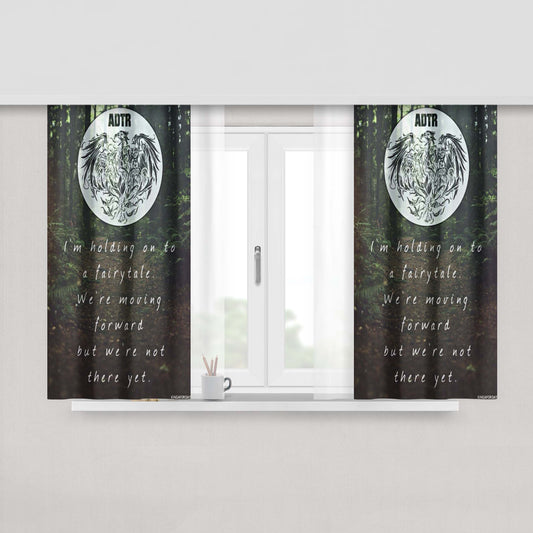 Adtr A Day To Remember Fabric Window Curtains