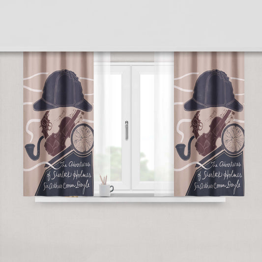 Adventure Of Pinocchio Fabric Window Curtains