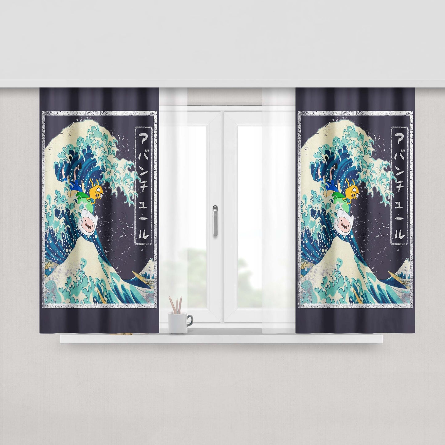 Adventure Scouts Sailor Moon Fabric Window Curtains