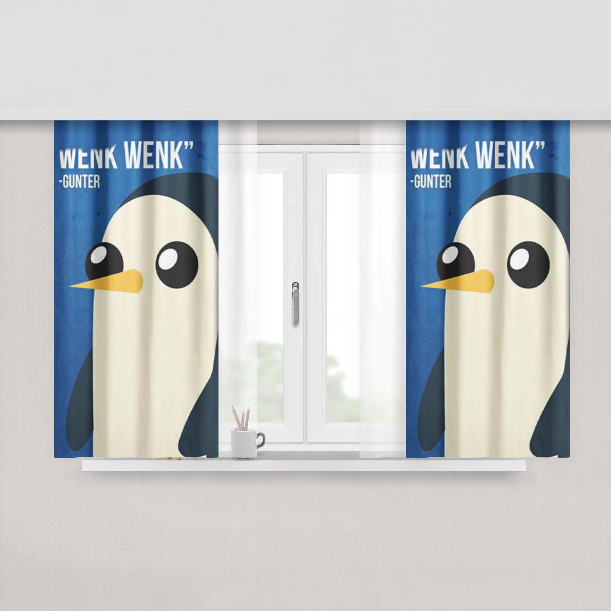 Adventure Time 1 Fabric Window Curtains