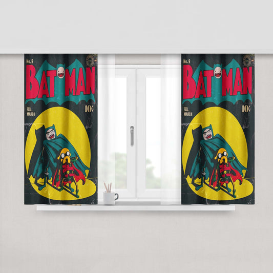 Adventure Time Ballon Fabric Window Curtains